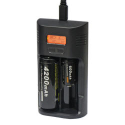 Li-ion 18650 18500 17670 17500 14500 10440 16340 26700 26650 22650 9V Universal Battery Charger,LCD Display USB Smart Battery Charger for Rechargeable Batteries Ni-MH/Ni-Cd AA AAA AAAA C SC 6F22 